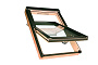 Мансардное окно FAKRO FTP-V P2 Profi триплекс с легкоочищающимся покрытием, 780*1180 мм
